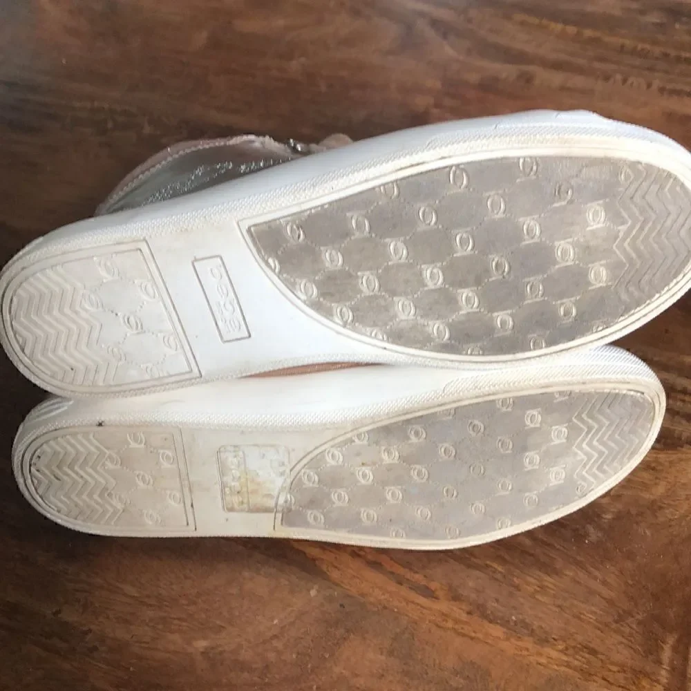 Bebe vintage glitter high tops size 9